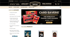 Desktop Screenshot of cardboardgold.com